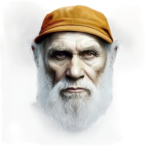 Darwin Naturalist Portrait Png Lyn PNG image