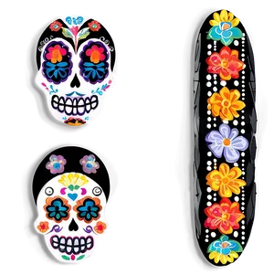 Day Of The Dead Diy Decorations PNG Tyw PNG