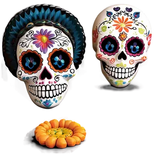 Day Of The Dead Family Gatherings PNG 06112024
