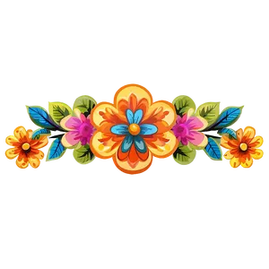 Day Of The Dead Flowers PNG 06112024