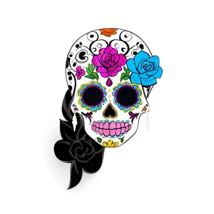 Day Of The Dead Inspired Fashion PNG 06112024