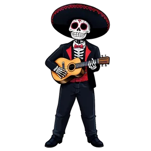 Day Of The Dead Mariachi Png Ull PNG image