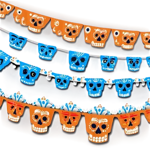 Day Of The Dead Papel Picado Png 66 PNG image