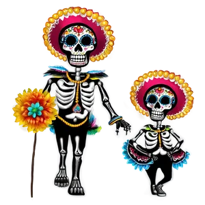 Day Of The Dead Parade PNG 06112024