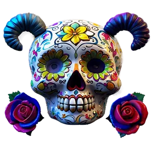 Day Of The Dead Symbolism Png Pac PNG image