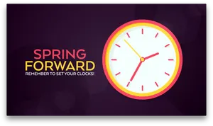 Daylight Saving Time Reminder PNG image