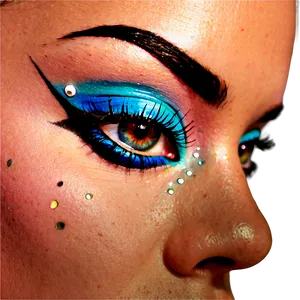 Dazzling Eye Makeup PNG 31
