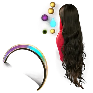 Dazzling Long Hair PNG 94 PNG