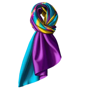 Dazzling Silk Headscarf PNG Kaw22