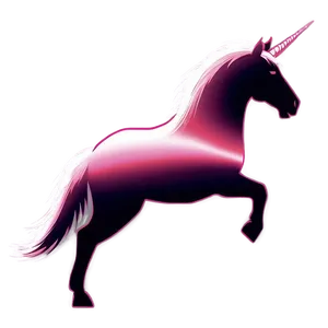 Dazzling Unicorn Silhouette PNG 06282024