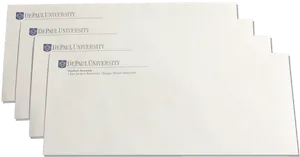De Paul University Envelopes PNG image