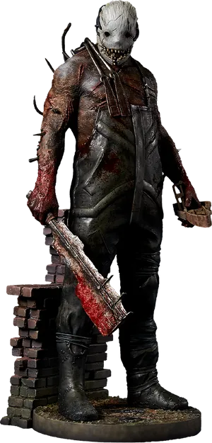 Dead_by_ Daylight_ The_ Trapper_ Figure PNG image