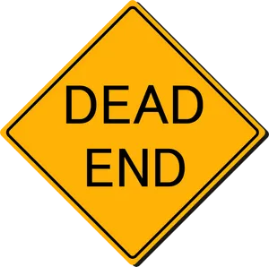 Dead End Traffic Sign PNG image