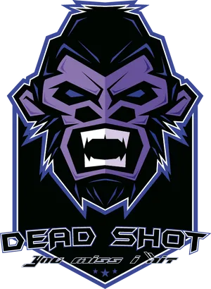 Dead_ Shot_ Gamer_ Logo PNG image