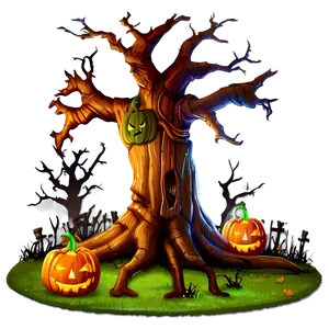 Dead Tree Halloween PNG Brf