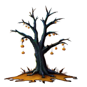 Dead Tree Halloween PNG Uns PNG