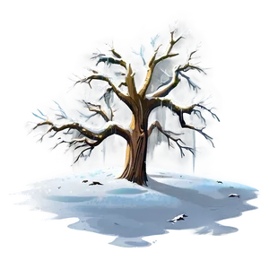 Dead Tree In Snow PNG 67 PNG