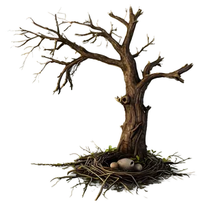 Dead Tree With Nest Png Umt PNG image