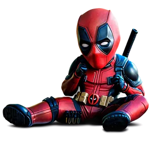 Deadpool Chibi Art PNG Rol68