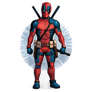 Deadpool Comic Art PNG Jpd11