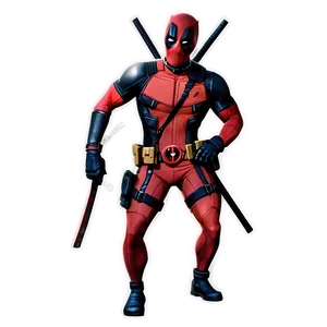 Deadpool Cool Pose PNG 15 PNG