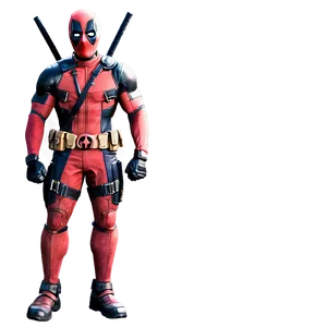 Deadpool Full Body Shot PNG 44