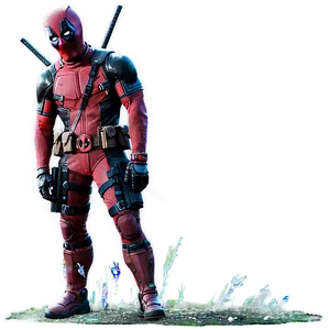 Deadpool Glitch Art PNG 05212024 PNG