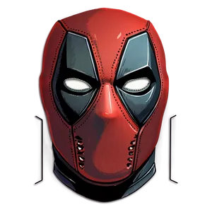 Deadpool Mask Illustration Png Xjh74 PNG image