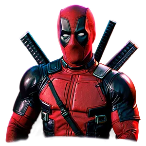 Deadpool Retro 80s Style Png Flp74 PNG image