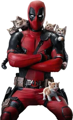 Deadpooland Kittens PNG