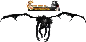 Death Note Ryuk Character Art PNG image