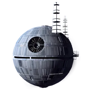 Death Star Orbital Station PNG 05252024
