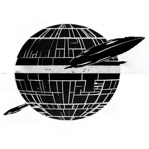 Death Star Silhouette PNG 56
