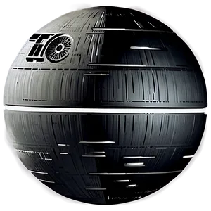 Death Star Silhouette PNG Lua