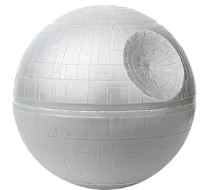 Death Star Space Station Render PNG image