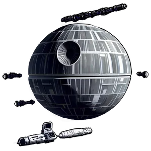 Death Star Spacecraft PNG Gqn