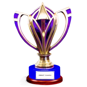 Debate Champion Trophy Png Gxg PNG image