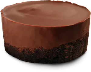 Decadent Chocolate Cake Ganache Frosting.png PNG image