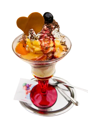 Decadent Sundae Delight PNG
