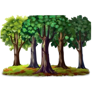 Deciduous Forest Clipart PNG Aqh36 PNG