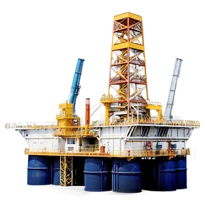 Decommissioned Oil Rig Png Boj57 PNG image