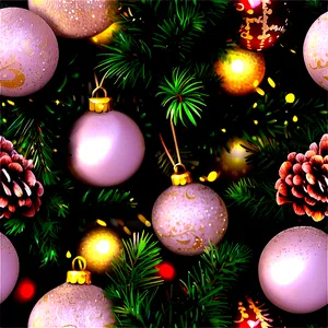 Decorated Christmas Eve Tree Png 7 PNG image