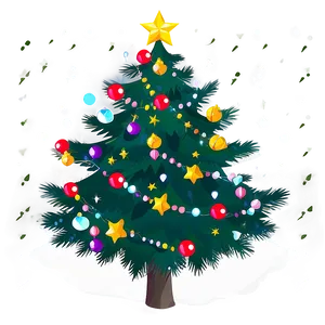 Decorated Christmas Eve Tree Png Oso27 PNG image