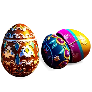 Decorated Easter Egg PNG Csn