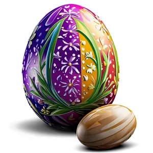 Decorated Easter Egg PNG Psw32