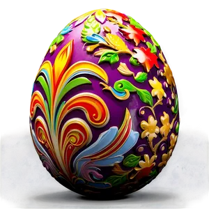 Decorated Easter Egg PNG Xni70