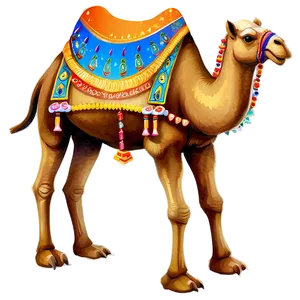 Decorated Indian Camel Png 13 PNG image