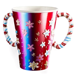 Decorated Red Cup Png 06122024 PNG image