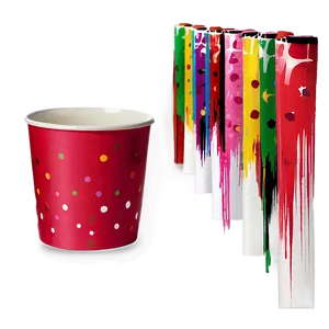 Decorated Red Cup Png 32 PNG image