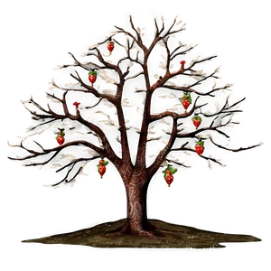 Decorative Bare Tree PNG 06282024